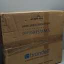 Brondell SE400-EW Swash SE400 Electric Bidet Toilet Seat With Heated Seat, Oscillating Stainless Steel Nozzle, Warm Air Dryer, Night Light, Gentle Close Lid, White Side Arm Control, Elongated