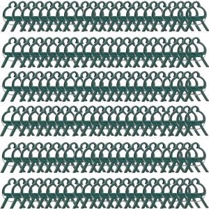 GXXMEI 100PCS Plant Clips Garden Clips for Tomato Cage, Tomatoes Clips Plant Support Clips for Bamboo Stakes, Climbing Plants, Vines, Gentle Plant & Flower Trellis Clips for Plant Stalks, Stems