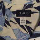 The Children's Place, Boys, Short Sleeve Button Down Shirt, Pearl Blue Tropical, XX-Large