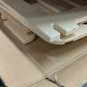 WINGYZ Toddler Tower - Anti-Tip Natural Wood Learning Stool Helper for Kids 18M-6Y, 150lb Capacity Kitchen Stool with 3-Height Adjustable Platform and Sliding Door Access, 20lb Portable Design, Wood