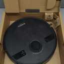 MONSGA Robot Vacuum Cleaner, 4000Pa Powerful Suction Robotic Vacuum, 3.2" Super-Slim, 140Min Runtime, Vacuum Robot for Hard Floor/Low Pile Carpet/Pet Hair, Remote/App/Voice Control, Schedule Clean (Black)