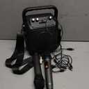 Karaoke Machine, Portable Bluetooth Speaker with 2 Wireless Microphones for Adults & Kids with Lights, Karaoke Microphone with PA System Supports USB/TF/FM/AUX for Home Party Home System Packages (Black)