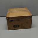 Semi Flush Mount Ceiling Light, Globe Glass Ceiling Light Fixture, Oil Rubbed Bronze with Gold Trim Modern Lighting for Hallway Bedroom Entryway Kitchen Porch, Bulb Not Included (9.38 inch)