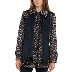 Jacket Vintage Women's London Fog Single Breasted Wool Blend Coat , Size Large