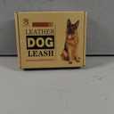 Leather Dog Leash 8ft x 3/4 inch,Strong Heavy Duty Genuine Leather Braided Dog Training Leash, Soft and Comfortable for Large Dogs, Medium Small Dogs (Brown, 8FT*3/4in)