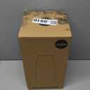 Uiddo 12.6 Inch Mat Blue Modern Handmade Ceramic Vase, Rustic Farmhouse Decorative Flower Vases for Home Decor, Pampas Grass Bouquet, Living Room, Kitchen, Office, Bedroom, Centerpiece Table Decorations