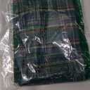 AQOTHES Pack of 2 Christmas Plaid Decorative Throw Pillow Covers Scottish Tartan Cushion Case for Farmhouse Home Holiday Decor Green and Blue, 18 x 18 Inches