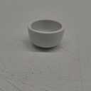 Kante 11.8" Dia Round Concrete Planter, Outdoor/Indoor Large Bowl Plant Pots with Drainage Hole and Rubber Plug for Garden Patio Balcony Home, Pure White