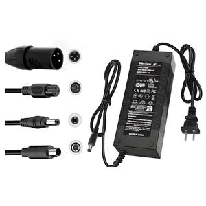 UL Listed 42V 2A Replacement Electric Scooter Charger for 36V Hoverboard Charger with 5 Plugs, Compatible with Scooter Power Adapter