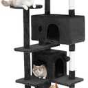 FDW | 54" Cat Tree Tower | Grey | Multi-Level Indoor Activity Center
