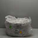 jinchan Area Rug 8x10 Washable Living Room Rug Soft Vintage Indoor Thin Retro Distressed Floor Cover Grey Floral Country Boho Rug Non Slip Carpet for Bedroom Office Dining Room