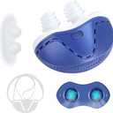 Anti Snoring Devices, Double Vortex Snoring Solution, Effective Snoring Prevention, Mini Stop Snoring Devices, Adjustable Wind Speed, Suitable for All Nose Shapes and Both Men and Women, E22-02 (1PC, Blue)