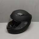 Full Face Motorcycle Helmet WS-607 DOT Approved Motorbike Racing Street Bike Helmets for Adults with Visor (X-Large, Flat black BB)