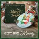 3 x CHOANG First Christmas Together 2025 Ornament - Wedding Gift for Cute Couple, Newlywed Keepsake for Him, Her - Bride and Groom,1st Anniversary Christmas Ornaments