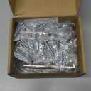 Homdiy 20Pack 3 Inch Brushed Nickel Cabinet Pulls Modern Cabinet Handles - Brushed Nickel Drawer Pulls Stainless Steel Cabinet Hardware,5 Inch Overall Cabinet Door Handles for Cabinets,Cupboard (3in Hole Centers)