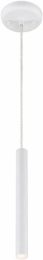 Z-Lite 917MP12-WH-LED 1 Light Mini Pendant, Matte White (Medium)