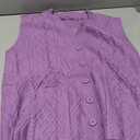 Womens’Knit Sweater Vest V Neck Sleeveless Cardigan Button Down Sweater Pocket Outwear Tops