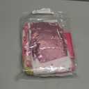 Pink Happy Birthday Party Decorations, Happy Birthday Banner, Pink Foil Heart Star Confetti Balloons Curtain Backdrop Hanging Swirls Butterfly Party Decor for Girls Women Princess