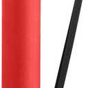 JJRING Red Poster Tube, 25" to 40" Extendable Poster Storage Holder Tube with Carrying Strap, Poster Carrying Case for Blueprints, Scrolls, Maps and Architect Papers, Red