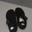 LeIsfIt Mens Slippers Wide House Shoes Adjustable Diabetic Shoes Non-slip Arthritis Swollen House Slippers Indoor Outdoor Slipper Shoe Black Size 9