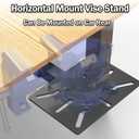 Mount Vise and Grinder, Suitable for use on Notching Machines, Grinders, Vises, Shears and Shrinkers, Wall and Table Top and Car Rear Fixed Mounting, Black