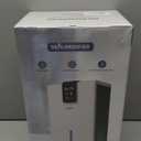 Dehumidifier, (1000 sq.ft) Dehumidifiers for Home, 98 OZ Water Tank, Quiet Dehumidifier for Basement Bedroom Bathroom with Humidity Display, Auto Shut Off, Relaxing 7 Color Ambient Light(White)