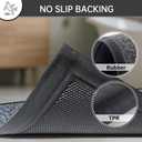 Heavy Duty Absorbent Quick Dry Bathroom Rugs Non Slip Bath Mat, Upgrade Rubber Ddging Bathroom Floor Mats