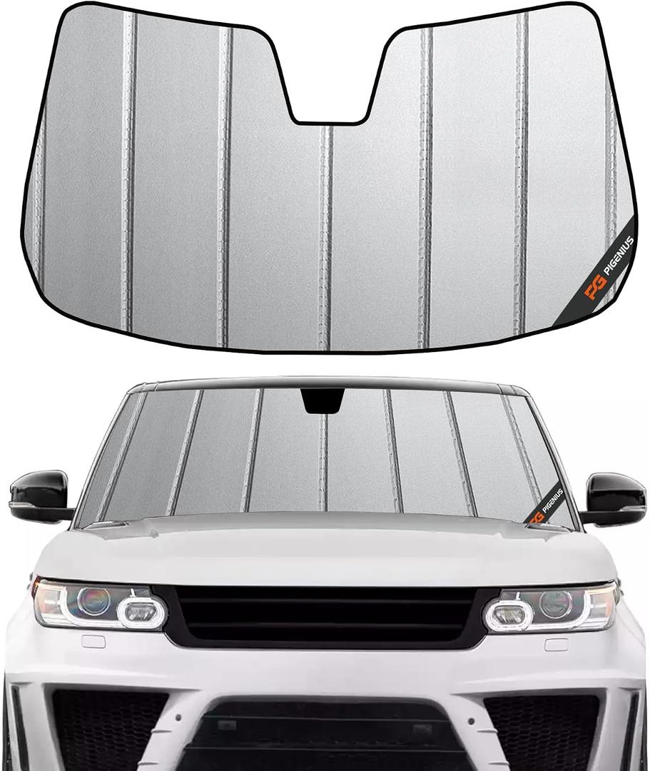 Pigenius Windshield Sunshade for Land Rover Range Rover Sport 2014-2022 Front Window Sun Shade, Without Heads-Up Display - Safeguard