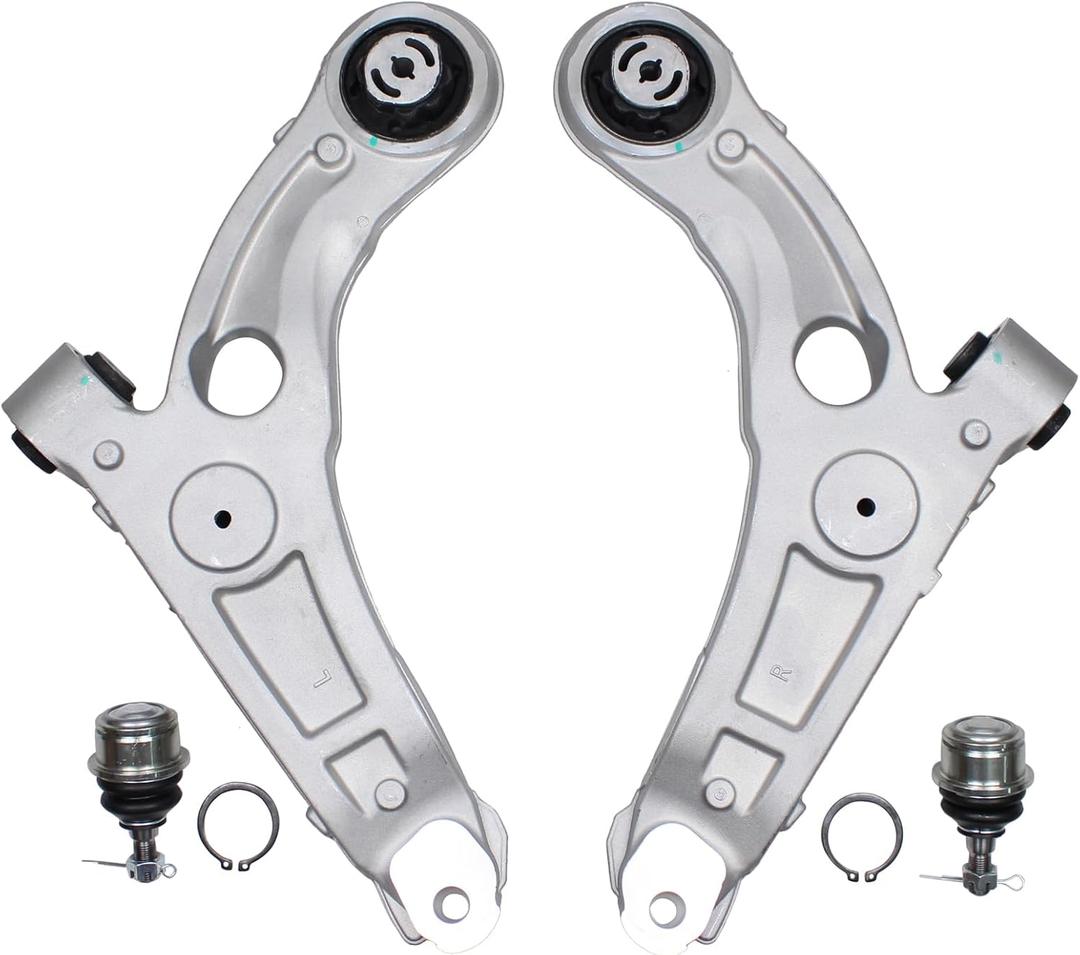 MOTOKU Pair Front Lower Control Arm and Ball Joint Assembly for Jeep Cherokee 2014-2018