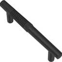 Alzassbg 6 Pack Matt Black Cabinet Pulls, 3 Inch(76mm) Hole Centers Cabinet Handles T Bar Kitchen Hardware for Cabinets and Drawers AL3108MB