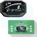 Nano Glass Dashboard Screen Protector for Kawasaki Ninja ZX-6R, ZX-4R 2024+ / ZX-10R, ZX-10RR 20212025 / ZX-4RR, ZX-25R 2023+ | for Versys 650 2022+ (2x Ultra Clear) Anti-Scratch, Bubble-Free