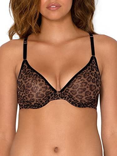 Smart & Sexy womens Sheer Mesh Demi Underwire Bra, Pass 38DD