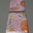 2 x Egami 2pcs Donut Tablecloth for Dessert Time Party Supplies Decoration 87 inches x 51 inches for Donut Birthday Party Supplies