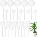 Jgalnim 20 PCS Clear Plant Watering Globes,Plastic Watering Bulbs,Self Watering Planter,Flower Automatic Watering Device for Plants Indoor,Outdoor,Flowerpot,Home Garden(Large,Medium,Small)