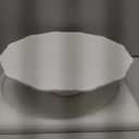 10 Inch White Ceramic Cake Stand (Holds 10 Inch Cake), Decorative Cupcake Stand, Dessert Display Plates for Snacks and Cookies, Baby Shower, Birthday, Wedding Party Decor