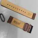Ritche Christmas Gift Quick Release Leather Watch Band Leather Watch Strap 18mm 19mm 20mm 21mm 22mm 23mm or 24mm for Men and Women, White Elephant Gifts, Stocking Stuffers For Men