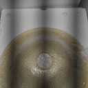 HonoDing Torchiere Floor Lamp for Living Room, Standing Lamp with Glass Shade, Iron Brushed Nickel Floor Lamps, Corner Lamps for Bedroom, Office, Reading (Dark Brown)