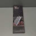 Meat Cleaver Chef Knife with Sheath, 7.7 Inch Butcher Knife with Herb Stripper, Chopping Knife Heavy Duty Bone Cutting, Damascus Pattern Full Tang Wood Handle, Birthday Gift for Men