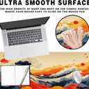 Extended Gaming Mouse Pad Anime Large Desk Pad with Non-Slip Base Full Keyboard Mat with Stitched Edges for Gaming and Office 31.5 x 11.8 inches (Watercolor Wave)