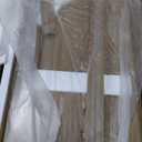 DreamLine Aqua Ultra 48 in. W x 58 in. H Frameless Hinged Tub Door in Brushed Nickel, SHDR-3448580-04