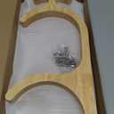 Wooden Yoga Mat Holder Wall Mount - Yoga Mat Storage Rack - Home Gym Equipment Storage & Organizer - Resistance Band Wall Mount - Home Gym Accessories Wall Rack - Workout Storage Organizer