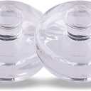 Eleganttime 4 Pack Easy Grip Handle Glass Fermentation Weights Great Mason Jar Wide Mouth Canning Fermenting Pickling Sourkrout Kraut Weight Fermentation Kit