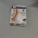 Truform 20-30 mmHg Compression Stockings for Men and Women, Thigh High Length, Dot Top, Closed Toe, Beige, X-Large