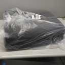 Double Pillow Set, 18" x 48", Black