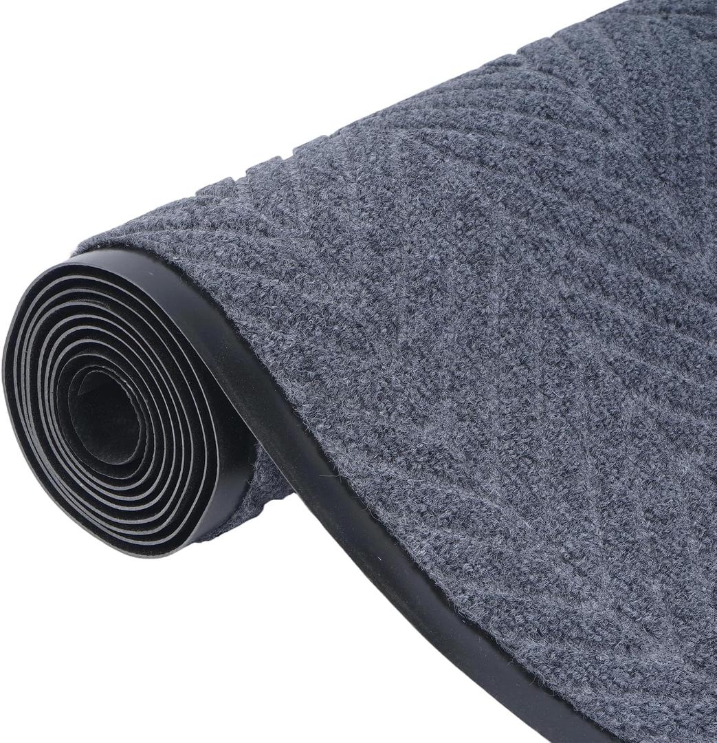 uyoyous Front Door Mat 3' X 10' Commercial Entrance Mats Heavy Duty Indoor Outdoor Hallway Rugs with Non-Slip Back Carpet for Hallway,Entryway,Home,High Traffic Area