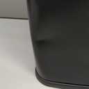 CEROELDA Small Bathroom Trash Can with Lid Soft Close-5L/1.3 Gal Slim Garbage Can-Metal Step Wastebasket-Rectangle Narrow Waste Bin for Office, Bedroom, Toilet, Live Room-Black