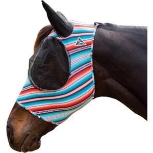 Professional's Choice Comfort-Fit Fly Mask | Smooth, Stretchy Material | Mesh Around the Eyes and Ears Allows for Clear Vision and Keeps Flies and Bugs Away