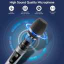 JYX Wireless Microphone, Professional UHF Metal Handheld Dynamic Mic System with Rechargeable Receiver 1/4''(6.35mm) Plug, for Amplifier, PA System, Karaoke Singing, Wedding, Party, Speech, Church