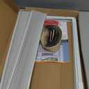 Window Air Conditioner Side Panels with Frame,Adjustable Extra Wide Air Conditioner Side Panels Fits Most 5,000-14,000 BTU Window AC Units,Window AC Side Panel Curtain Kit,2 Pack