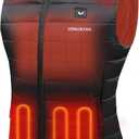 Venustas Women's Heated Vest with Battery, Up to 20HRS of Warmth, Winter Quilted Vest for Outdoor (Black)